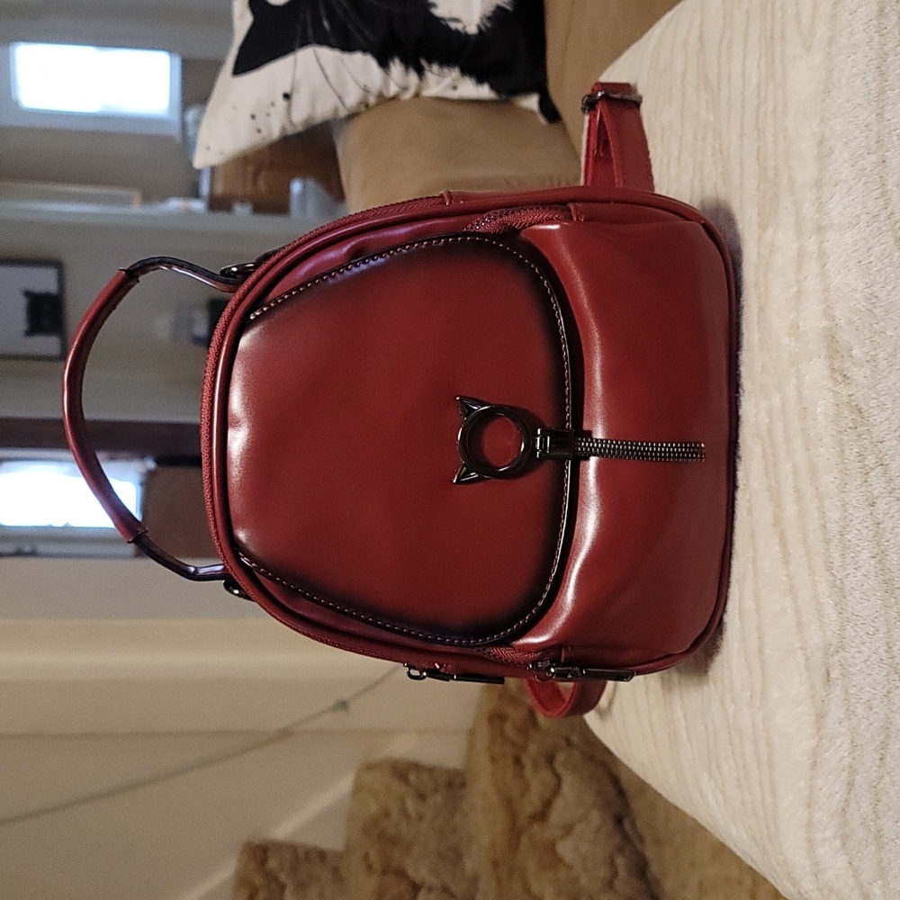 Leather Mini Backpack